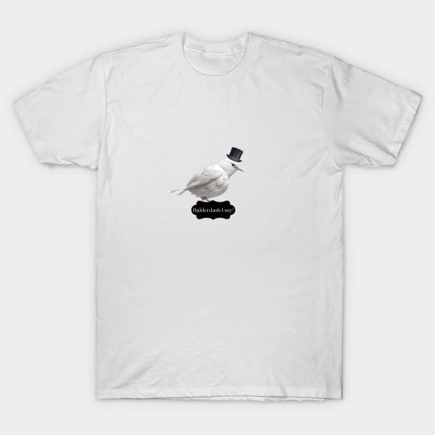 Bird Gentelman Wearing Cylinder Hat T-Shirt by TorrGeni